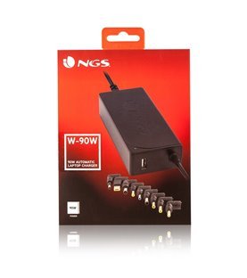 Carregador de Parede para Portátil de 90W, com 9 Saídas - NGS