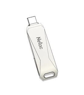 Pen Drive 32GB USB 3.0 + USB Tipo-C, U782C - Netac