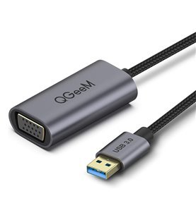 Cabo Adaptador USB para VGA - QGeeM
