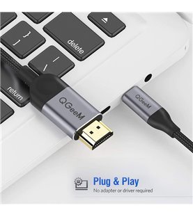 Cabo Tipo-C Para HDMI de 1.8 metros - QgeeM