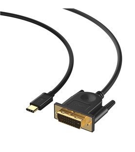 Cabo Adaptador Tipo-C para DVI de 1.2 metros - QGeeM