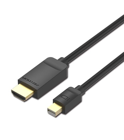 Cabo adaptador Mini DisplayPort para HDMI de 2 metros - Preto