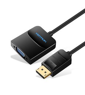 Cabo Adaptador Conversor DisplayPort para VGA de 0,15 metros - Preto - Vention