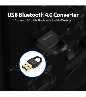 Adaptador USB para Bluetooth 4.0 - Preto