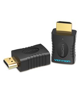 Adaptador HDMI Macho para HDMI Fêmea - Preto