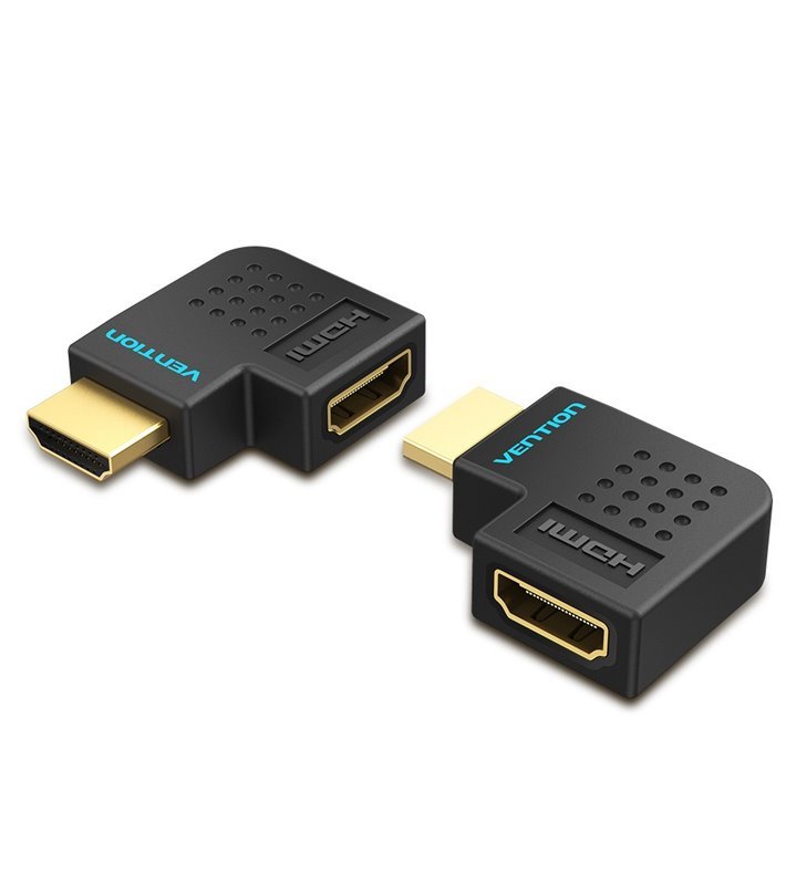 Adaptador HDMI Macho para HDMI Fêmea com ângulo de 90º