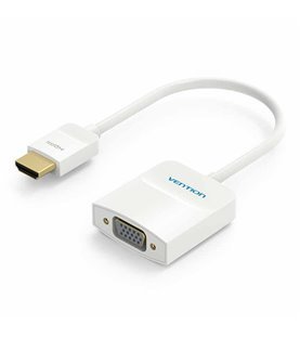 Cabo Conversor HDMI para VGA de 0,15 metros - Preto - Vention