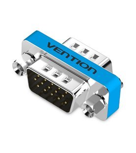 Adaptador VGA Macho para VGA Macho - Prateado Metalizado