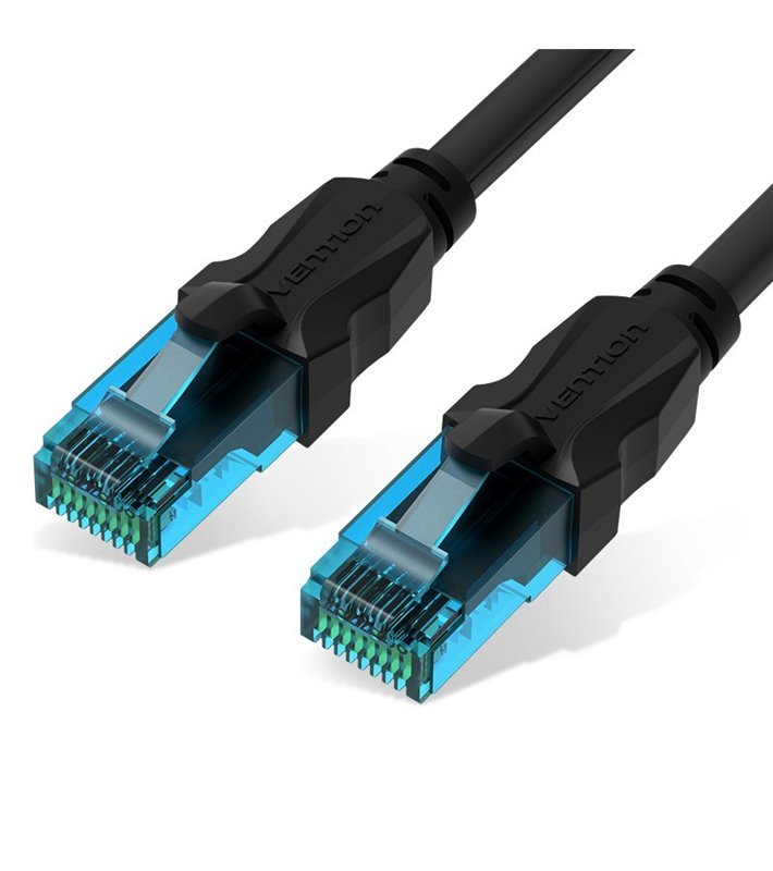 Cabo Ethernet de 1 metro, RJ45 CAT5e UTP Flexível - Azul - Vention