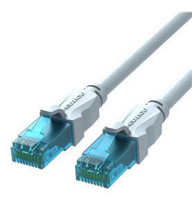 Cabo Ethernet de 1 metro, RJ45 CAT5e UTP Flexível - Azul - Vention