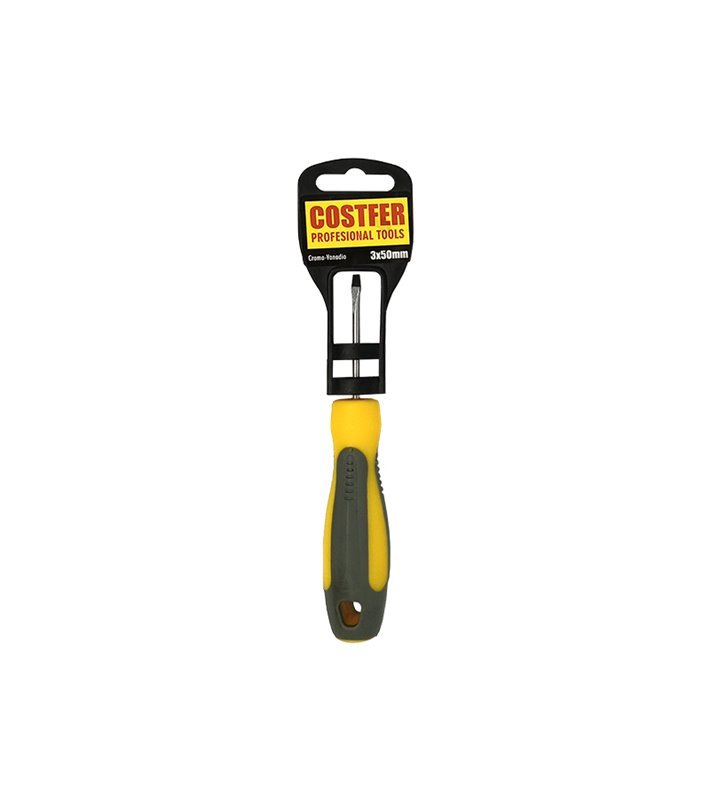 Chave de Fendas 3x50mm - Costfer Professional Tools