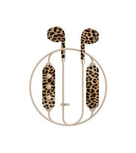 Fones Auriculares Bluetooth Happy Plugs II - Leopardo