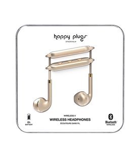 Fones Auriculares Bluetooth Happy Plugs II - Dourado