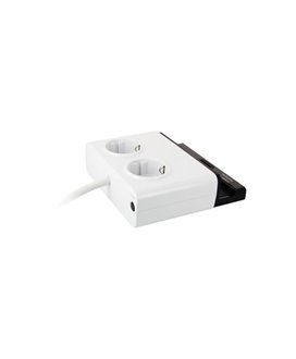 Tablet Station Surge Protector, com 3 Tomadas e 3 Portas USB - Energizer