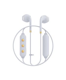 Fones Auriculares Bluetooth Happy Plugs II - Branco