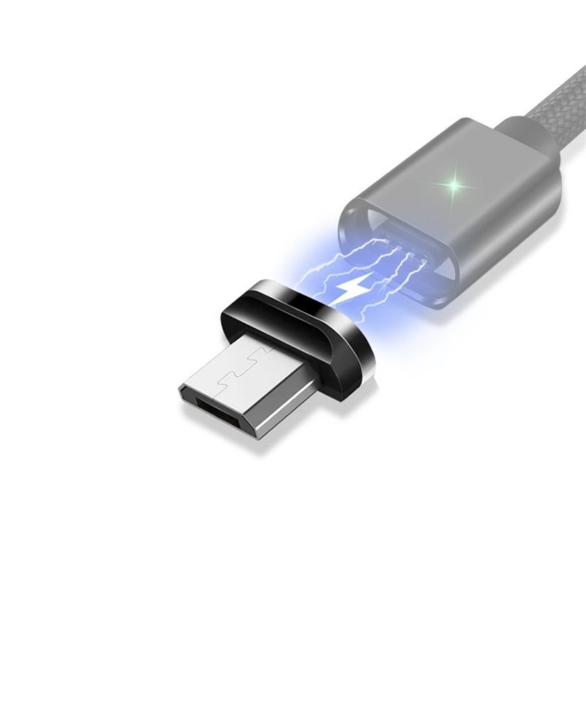 Ponta Magnética Micro USB para Cabo USB Magnético - Goeik