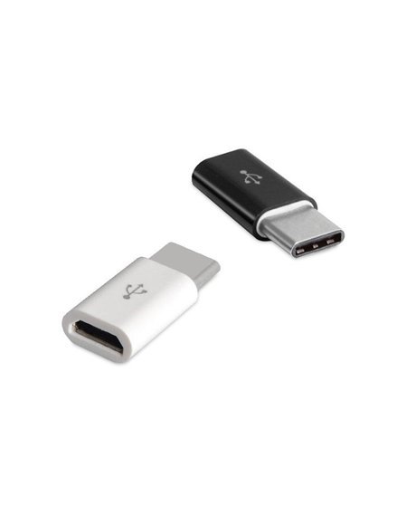 Adaptador Micro USB 2.0 para Tipo-C - Branco - Goeik