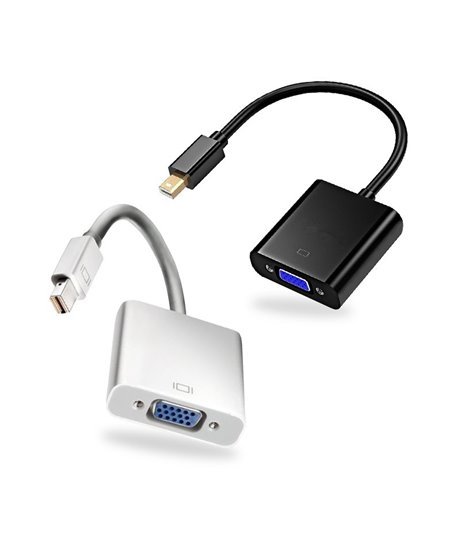 Cabo Adaptador Mini DisplayPort para VGA, Branco - Goeik