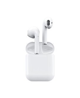 Fones Auriculares Bluetooth i12-TWS com Caixa Powerbank - Branco - Goeik