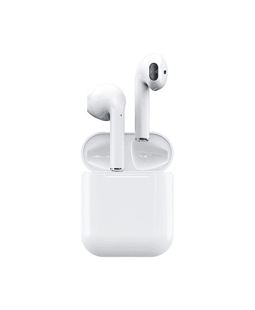 Fones Auriculares Bluetooth i12-TWS com Caixa Powerbank - Branco - Goeik