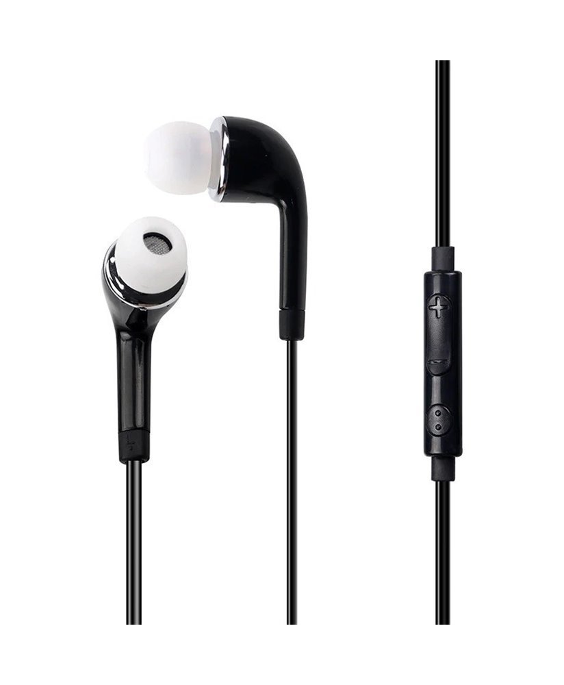 Fones Auriculares J5 com Fio e Microfone, Branco - Goeik