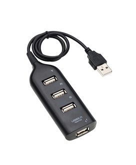 HUB USB 2.0 com 4 Portas USB - Branco - Goeik