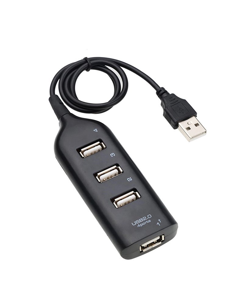 HUB USB 2.0 com 4 Portas USB - Branco - Goeik