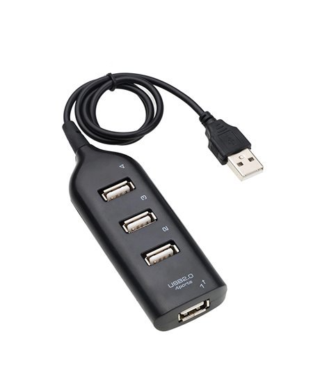 HUB USB 2.0 com 4 Portas USB - Branco - Goeik