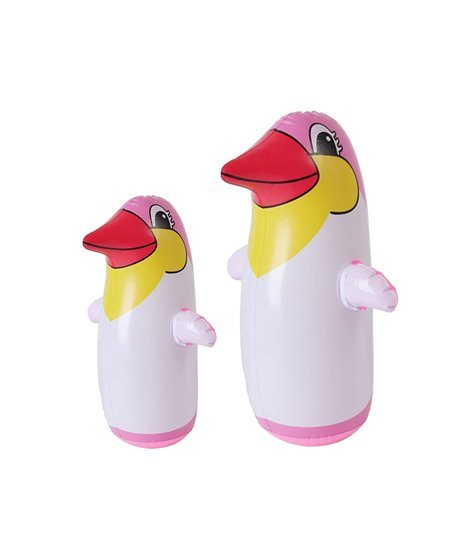 Pinguim Insuflável Rosa, Grande – Goeik