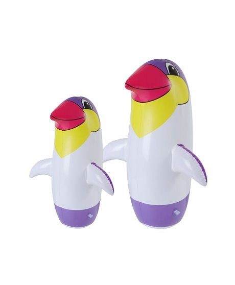 Pinguim Insuflável Roxo, Grande – Goeik