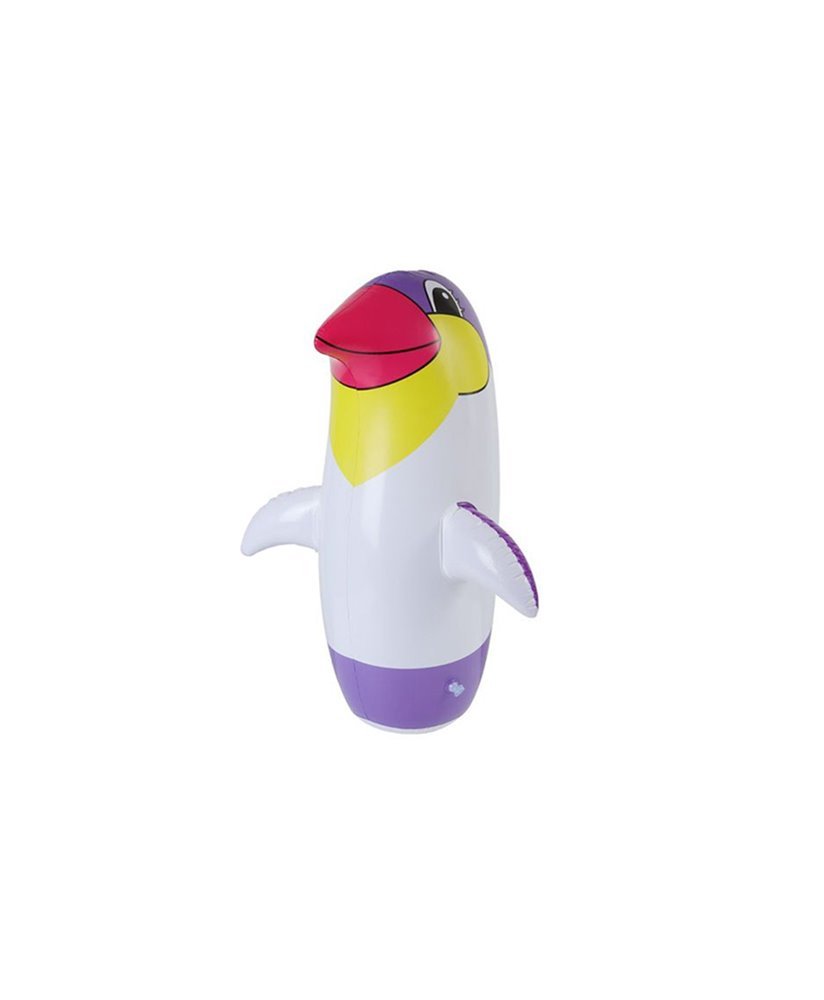 Pinguim Insuflável Roxo, Grande – Goeik