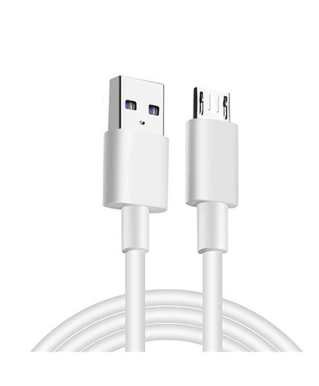 Cabo de Carregamento de Telemóvel e Dados Micro USB para USB de 1 metro e 2 Amperes - Goeik