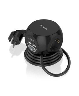 Extensão Elétrica de 3 Tomadas, com 2* USB e 2* Tipo-C - Aisens