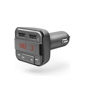 Transmissor FM Bluetooth para Carro com 2* USB e 1* Leitor de Cartões - Hama