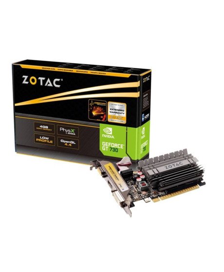 Placa Gráfica GeForce GT730, 4GB, 128bit DDR3 PCI-E3.0, X16 VGA Card - NVIDIA Low Profile Desktop