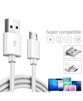 Cabo de 1 metro e 1.2A para Carregamento de Telemóvel Micro USB para USB - Goeik