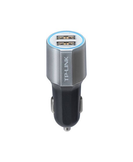 Carregador de Isqueiro com 2* USB, 24W, de Carregamento Rápido - TP-Link