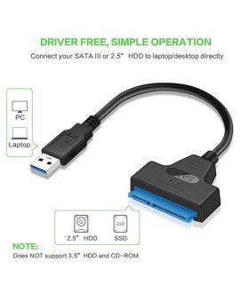 Cabo Adaptador USB 3.0 para SATA - Goeik