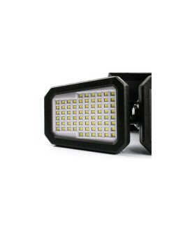 Foco com 3 painéis LED, Painel Solar e Sensor de Movimento - Elbat