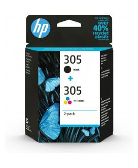 Tinteiro HP 305 Multipack, Preto e Tricolor - Original - HP