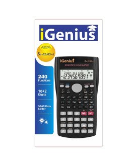 Calculadora Científica SX82MS, com 240 Funções - iGenius