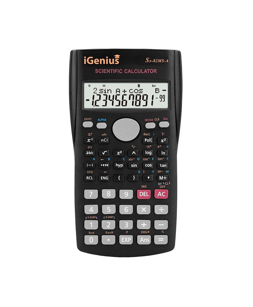 Calculadora Científica SX82MS, com 240 Funções - iGenius