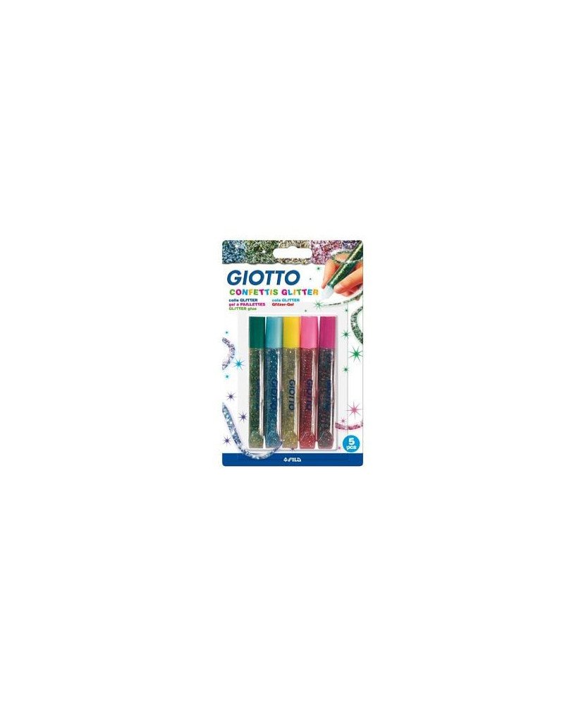 Cola Glitter Glue Confettis - Giotto