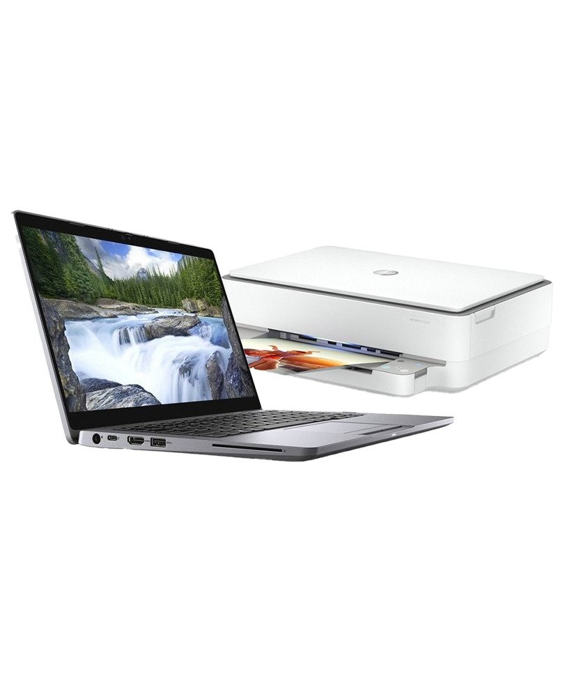 Portátil Portátil Dell Latitude 5310, 2 Em 1 com Impressora Multifunções HP ENVY 6020e