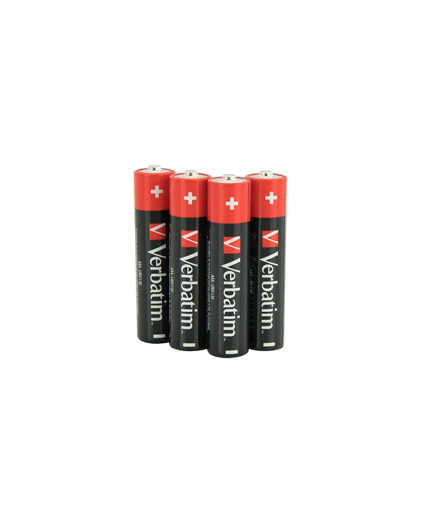 Pilhas AAA LR03 Alcalinas, de 1.5V, 1300mAh - Verbatim