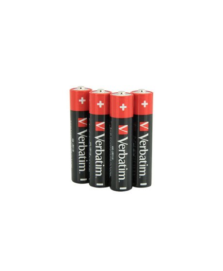 Pilhas AAA LR03 Alcalinas, de 1.5V, 1300mAh - Verbatim