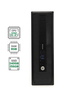 Computador HP EliteDesk 800 G1 SFF - Intel i5-4590, 8GB, 240GB/256GB com W10P - Recondicionado