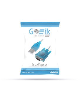 Cabo Adaptador USB para VGA, RS32, de 30cm - Goeik