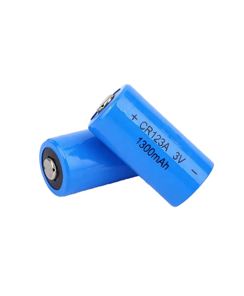 Pilhas de Lítio CR123A, de 3.0V, 1300mAh - Glass Line