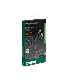 Cabo de Dados TetraForce USB para Lightning, de 2m - Cellularline